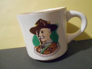 Vintage Boy Scouts Mug,  Lord Baden Powell Of Gilwell