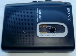 Vtg SONY TCM - 323 Cassette Recorder Tape Player Voice Recorder Great 3