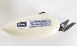 Vintage Hamilton Beach Scovill Electric Scissors Shears Model 248,