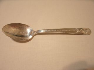 Vintage James A Garfield Silver Plate President Collector Spoon W M Rogers