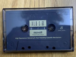 Vintage Maxell Xl Ii - S 60 & Tdk Smx90 Min Cassette Tapes Recorded On Once