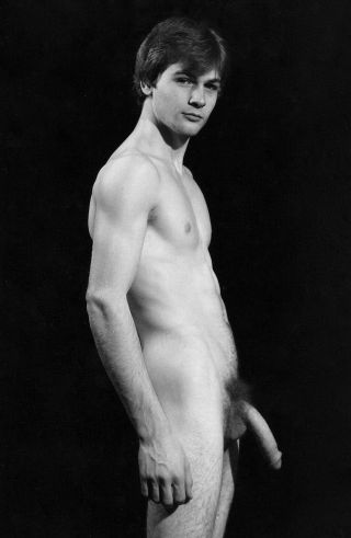 Vintage Black & White Photo 1950s Nude Jock Gay Int 1245