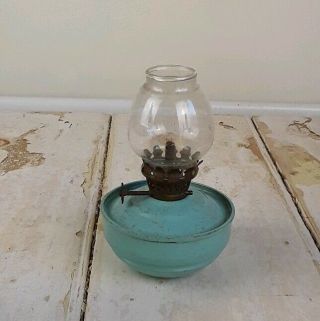 Cute Small Vintage Pixie Nursery Oil Lamp