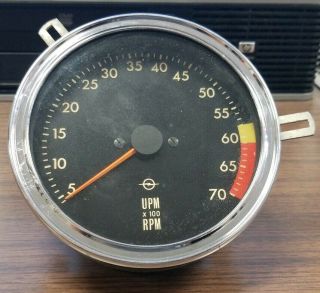Vintage Opel Upm / Rpm Tachometer Gauge By Vdo