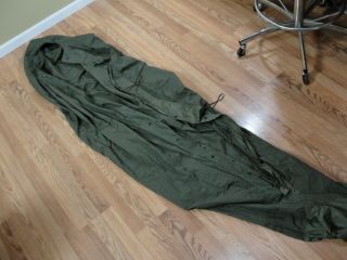 Vintage Us Military M - 1949 Water Repellant Case Only (for Down Sleeping Bag)