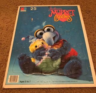 Vintage 1984 Muppet Babies Gonzo Frame - Tray Puzzle