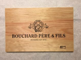 1 Rare Wine Wood Panel Chateau Bouchard Pére & Fils Vintage Crate Box 2/19 5