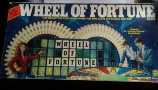 Vintage 1985 Wheel Of Fortune Board Game 1st Edition Pressman - Complete