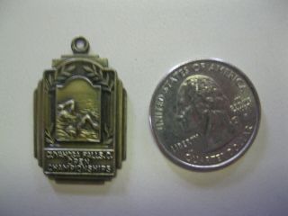 Vintage 1942 Cuyahoga Falls 0h.  Swim Medal Pendant