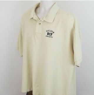Xl Vintage Ucf Golden Knights Polo University Of Central Florida Retro With Flaw