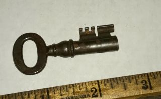 Vintage Steamer Trunk Barrel Key