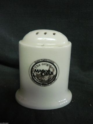 Vintage Mason Cash Church Gresley Salt Shaker Advertising Logo