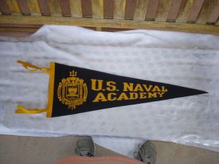Vintage U.  S.  Naval Academy Usna Pennant