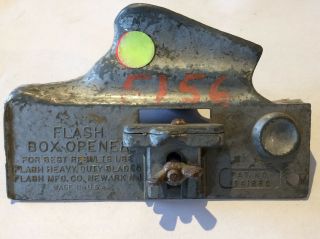 Vintage Flash Box Opener - Carton/box Opener - Cuts Tops Off And Quickly