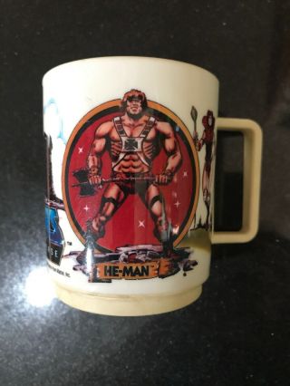 Vintage 1983 He - Man And The Masters Of The Universe Mug With Skeletor Usa