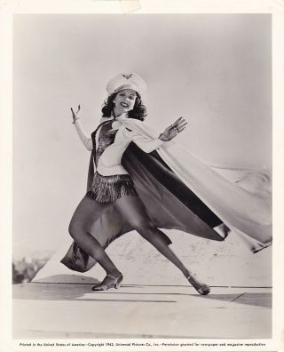 Ann Miller Age 20 Leggy Show Girl Vintage 1943 Universal Pictures Portrait Photo