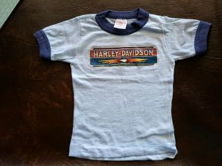 Vintage Harley Davidson T Shirt Children 