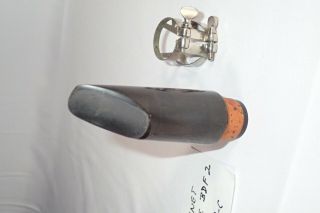 Bari Bb Clarinet Mouthpiece Rare Vintage Hard Rubber 3