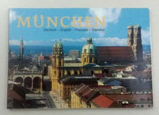 Munich Germany Vintage Souvenir Travel Guide Photo Book In 4 Languages Muchen