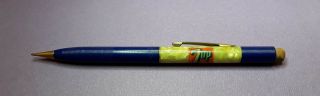 Vintage Mid - Century 7up 7 Up Mechanical Pencil Soda Pop Advertising