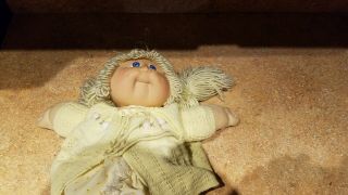 vintage Cabbage Patch doll 1978,  1982 blonde hair blue eyes Pigtails 2