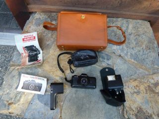Vintage Pentax Auto 110 Camera System W/ Case