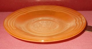 Vintage Fire King Peach Luster Ware Saucer 5 3/4 Inch ^