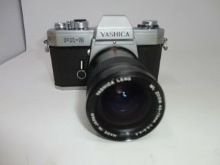 Vintage Yashica Fx - 2 35 Mm Film Camera W/ Zoom Lens Parts / Repair
