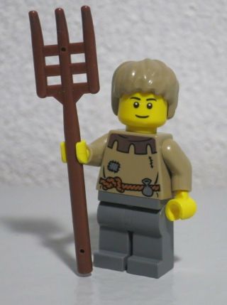 Peasant Male Young 10193 Fantasy Era Castle Lego Minifigure Mini Figure
