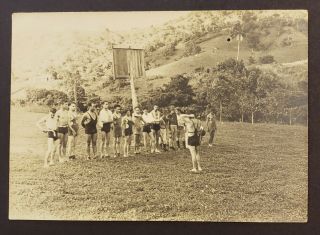 Vintage Photograph / Bsa / Camp Guajataka / Puerto Rico / 1930 