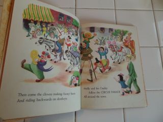 Circus Time,  A Little Golden Book,  1948 (VINTAGE BROWN BINDING) 5