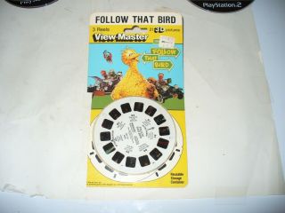 Sesame Street Big Bird Vintage View - Master (4066),  3 Reel Set,  21 3d Pictures