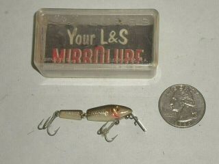 Vintage L&s Mirrolure Fly Rod Size Fishing Lure