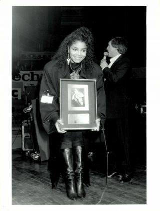 1980s Janet Jackson Vintage Photo Nasty Rhythm Nation Gp