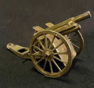 Vintage Wwi Era Britains Ltd Die Cast Royal Artillery Gun,  Worn But Good