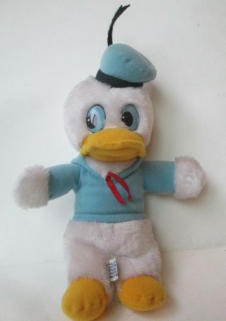 Vintage Donald Duck 10 " Plush Doll Product Of Korea