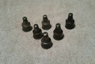 (6) Vintage Steel Grease Cups For Hit Miss Gas Steam Engine 2