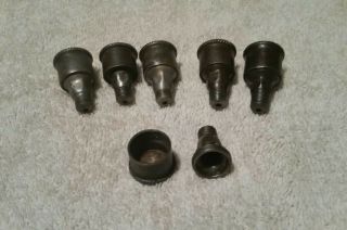 (6) Vintage Steel Grease Cups For Hit Miss Gas Steam Engine 3
