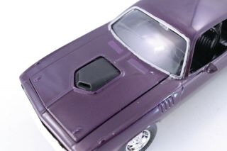 Vintage 1971 Hemi Barracuda Cuda 1:25 Model Car Kit Built Painted Detailed Purpl 4