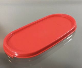 Vintage Tupperware 1616 Modular Mates Replacement Lid Only Fiesta Red