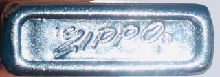 Vintage Small Zippo Lighter Aries Zodiac Sign - Flip Top Silver Color 2
