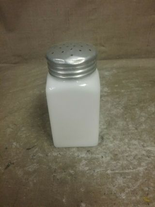 Vintage Hotpoint Depression Milk Glass Square 