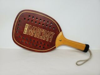 Vintage Marcraft Paddleball Paddle Model Pt - 75 Vtg (d)