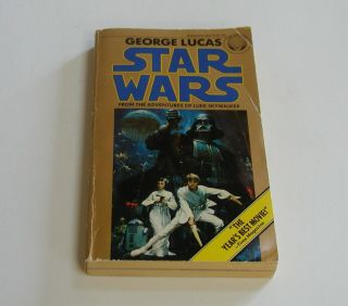 Star Wars Iv A Hope Vintage Paperback Book George Lucas Illustrated Cards