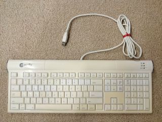 Macally Icekey Vintage Wired Keyboard For Apple/mac/windows/linux