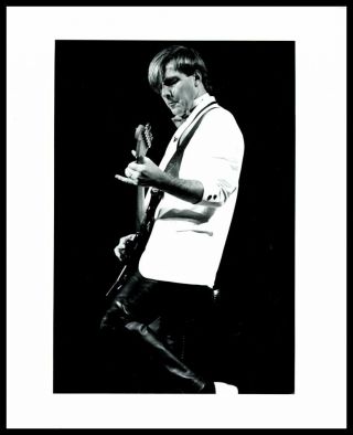 1980s Alex Lifeson On Stage Vintage Photo Rush Guitarist Gp