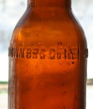 Vintage Hagerstown Br ' g Co.  Brewery Hagerstown MD Amber Beer Bottle 12 1/2 oz 3