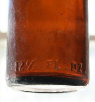 Vintage Hagerstown Br ' g Co.  Brewery Hagerstown MD Amber Beer Bottle 12 1/2 oz 5