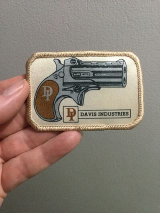 Very Rare Vintage Davis Industries Derringer Company Firearm Patch