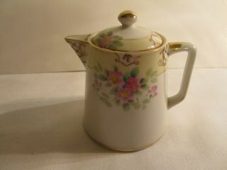 Vintage Nippon Hand Painted Miniature Coffee/tea Pot